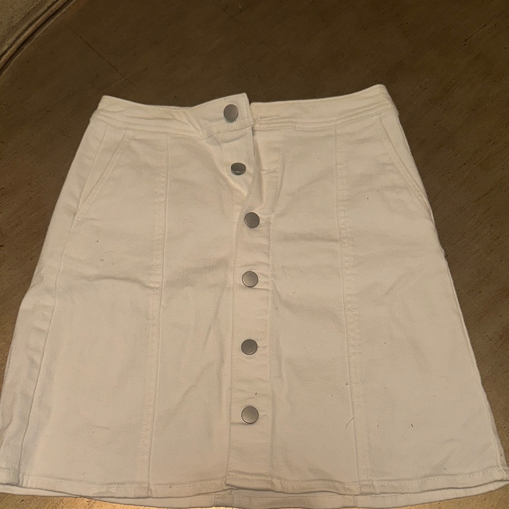 a new day White Button-Down Pencil Skirt